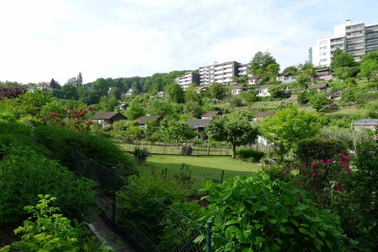 Blick über die Anlage